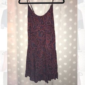 Paisley patterned swing dress